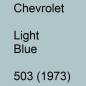 Preview: Chevrolet, Light Blue, 503 (1973).